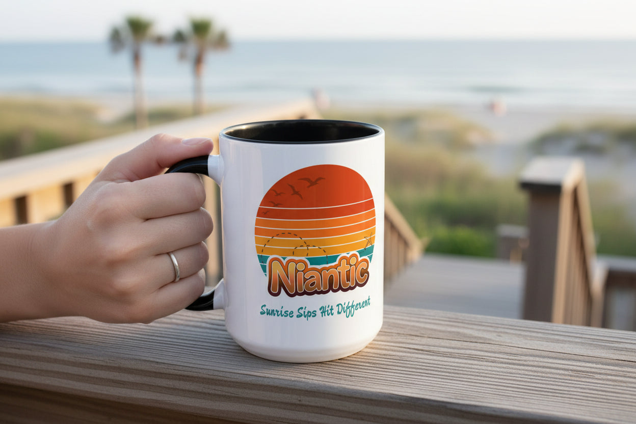 Niantic Sunrise Coffee Mug — Customizable