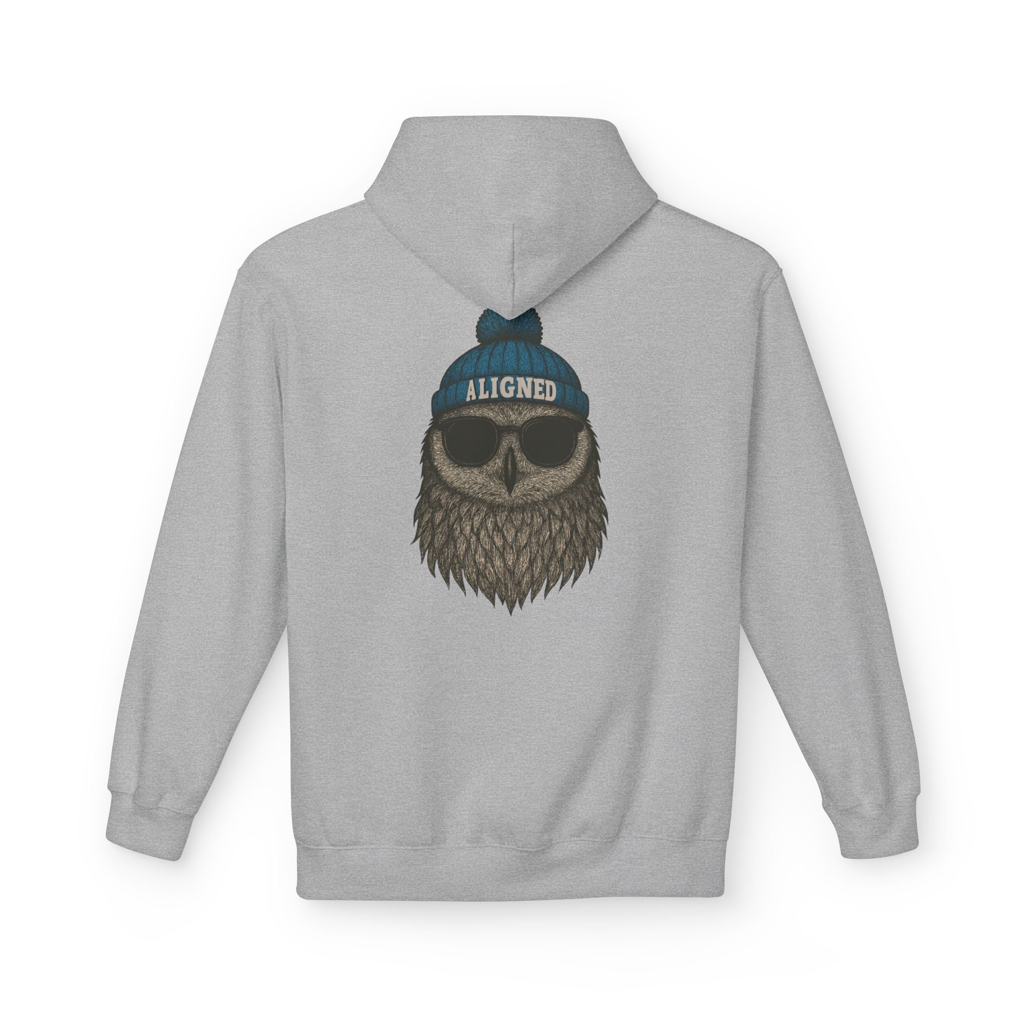 Aligned Owl Unisex Hoodie