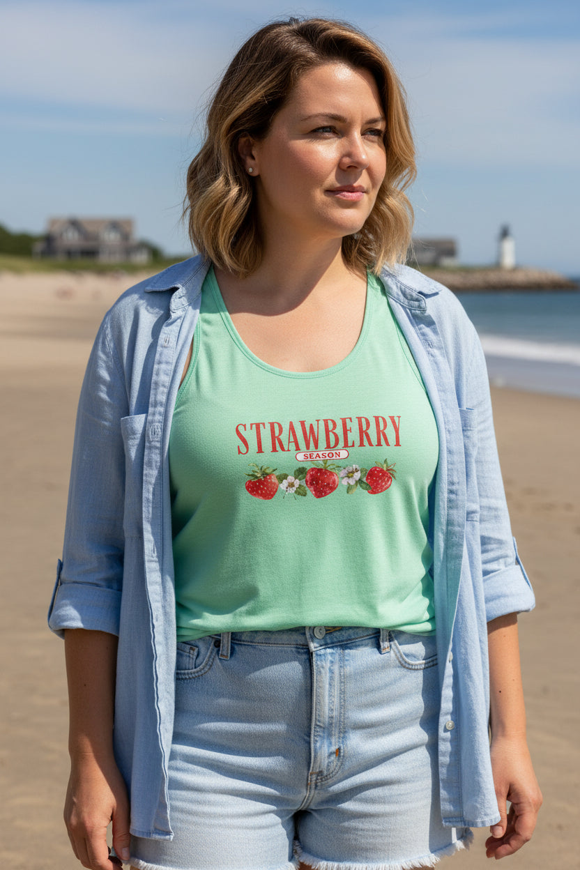 Racerback Tank - Strawberry Season