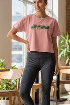 Botanical Boxy Tee: Never Stop Growing