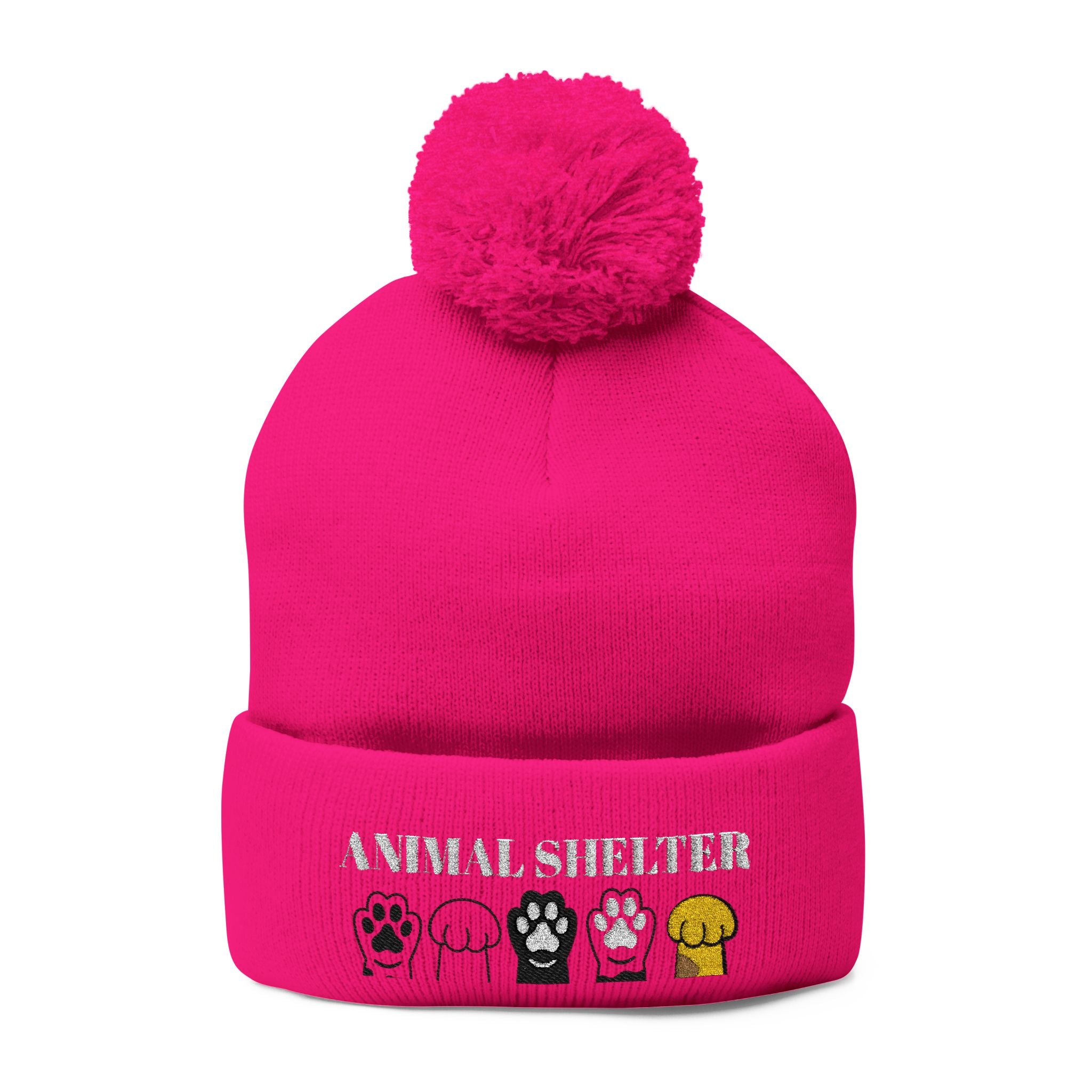 Customizable Pom-Pom Beanie