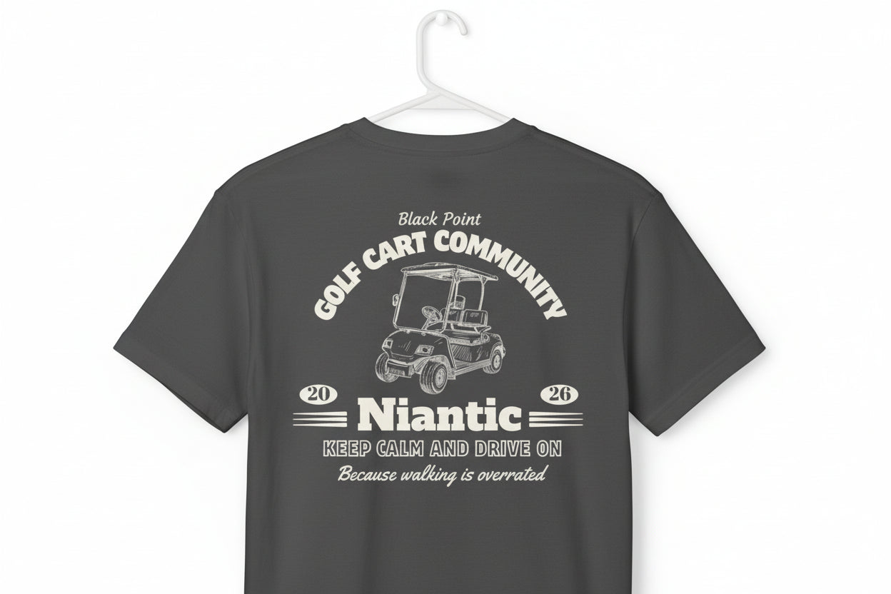 Customizable Golf Cart Community Heavy Tee