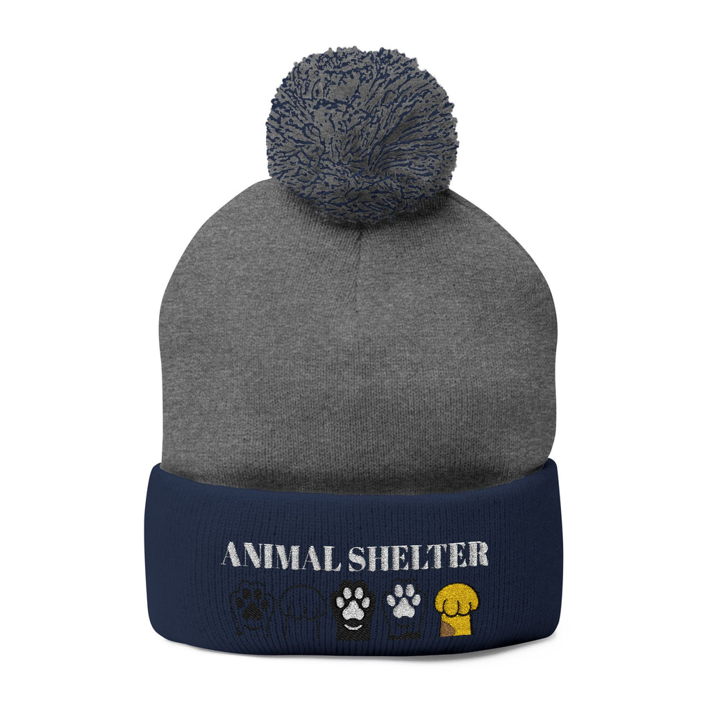 Customizable Pom-Pom Beanie