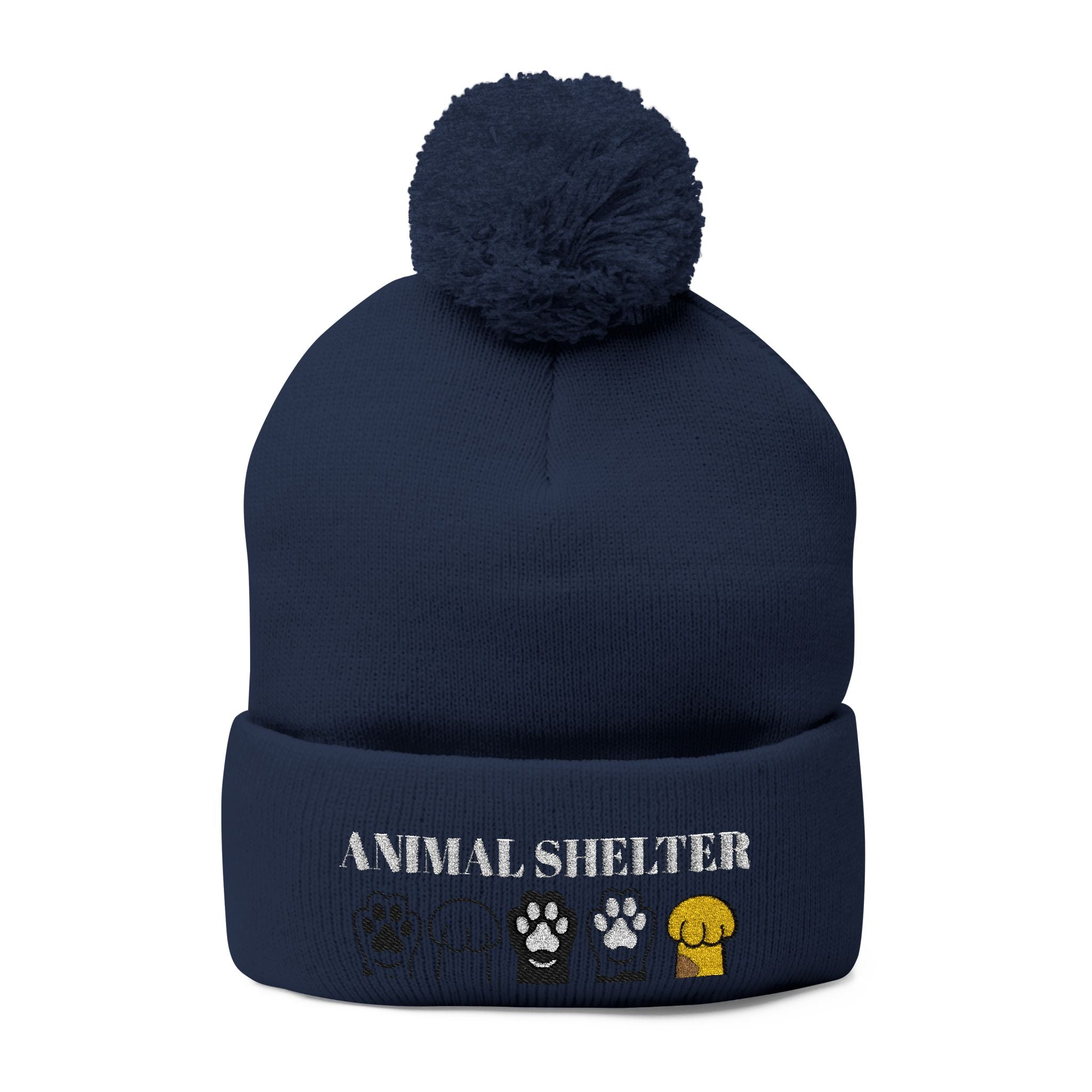 Customizable Pom-Pom Beanie