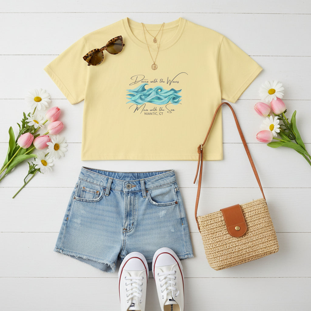 Dancing with the Waves Women's Boxy Tee