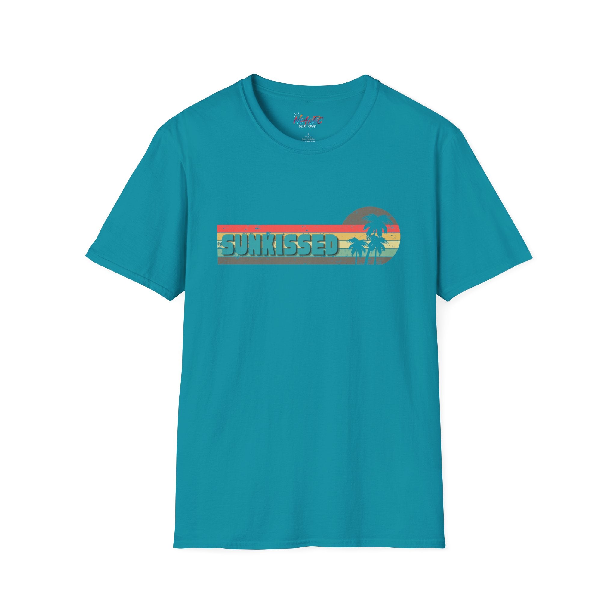 Sunkissed Retro Summer T-Shirt — Beach Vibe Vacation Tee