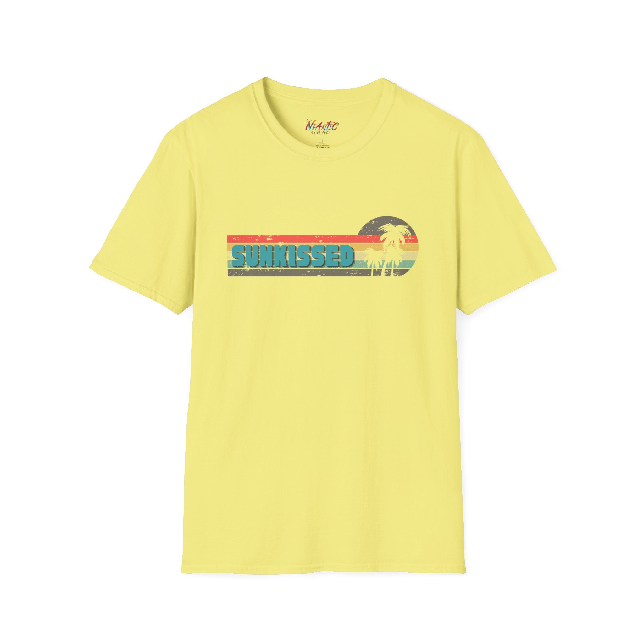 Sunkissed Retro Summer T-Shirt — Beach Vibe Vacation Tee