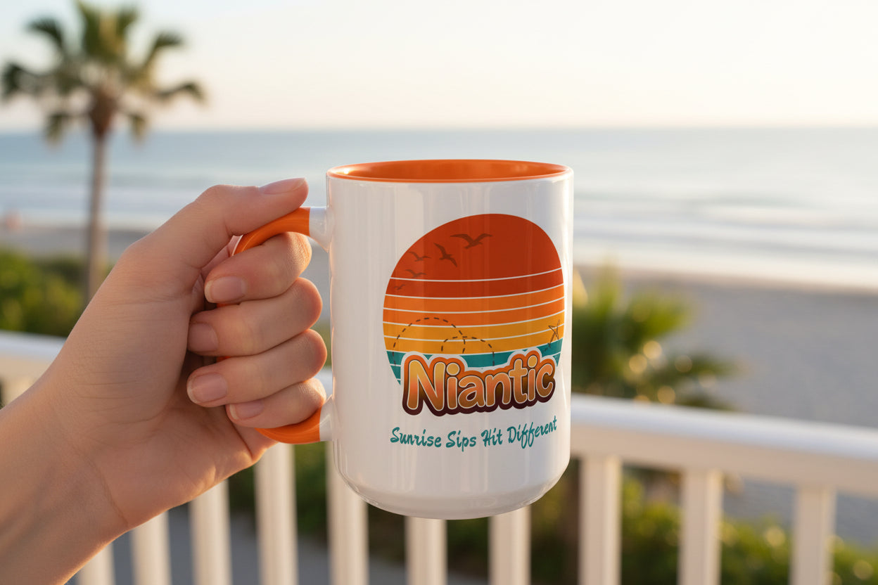 Niantic Sunrise Coffee Mug — Customizable