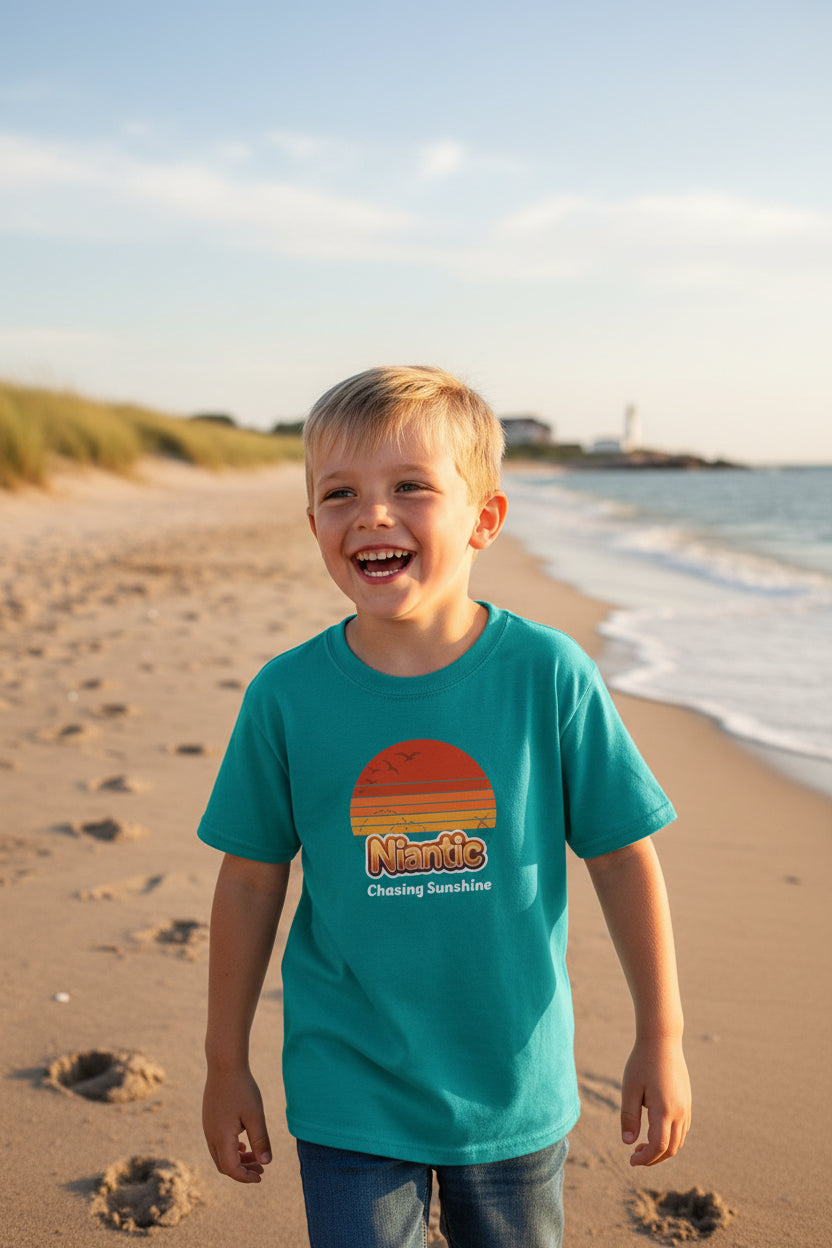 Retro Niantic Sunset T-shirt