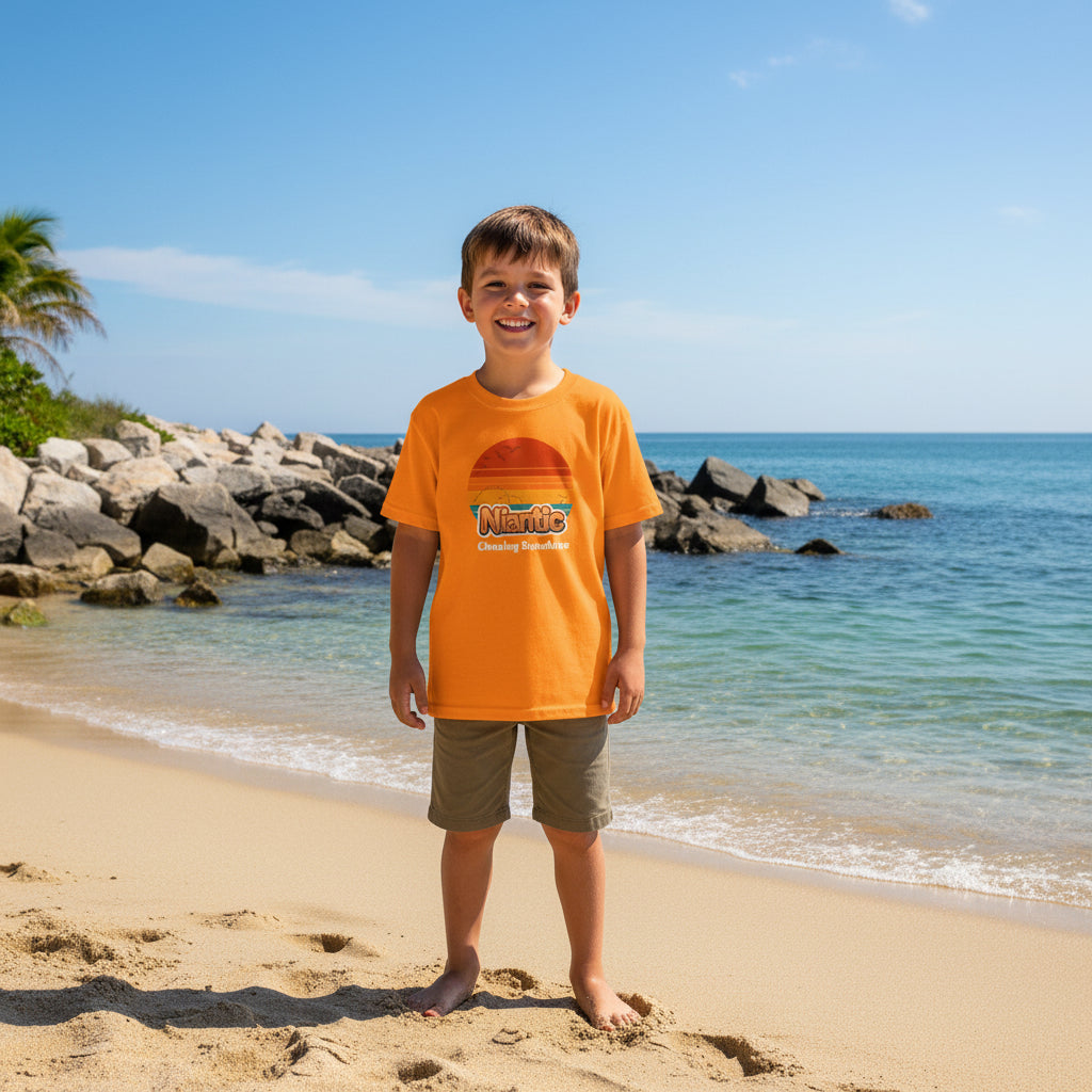 Retro Niantic Sunset T-shirt