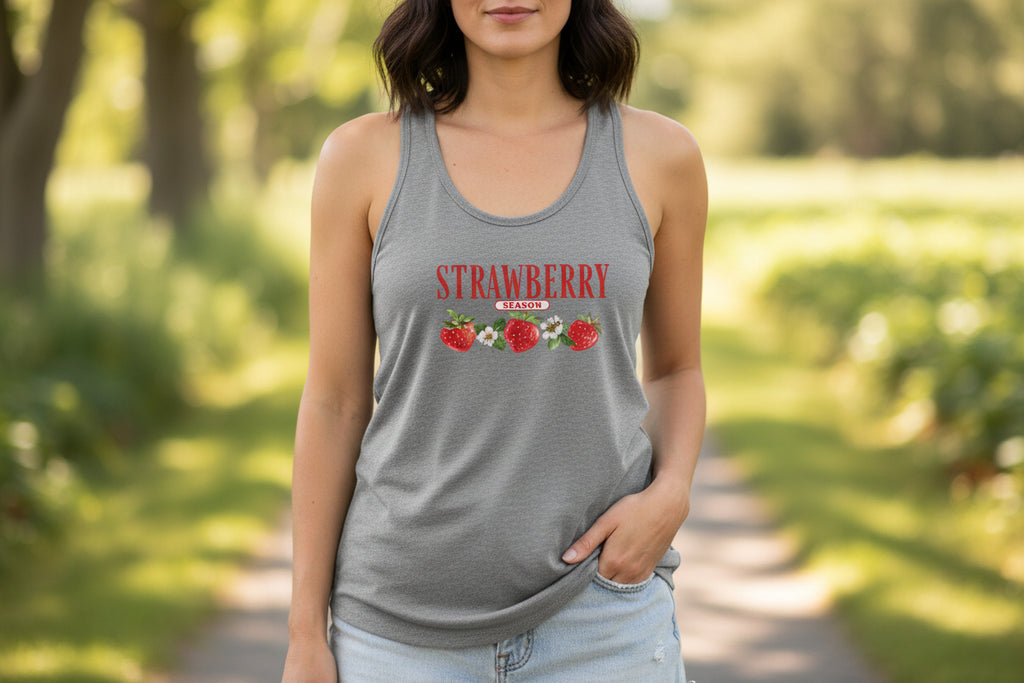 Racerback Tank - Strawberry Season