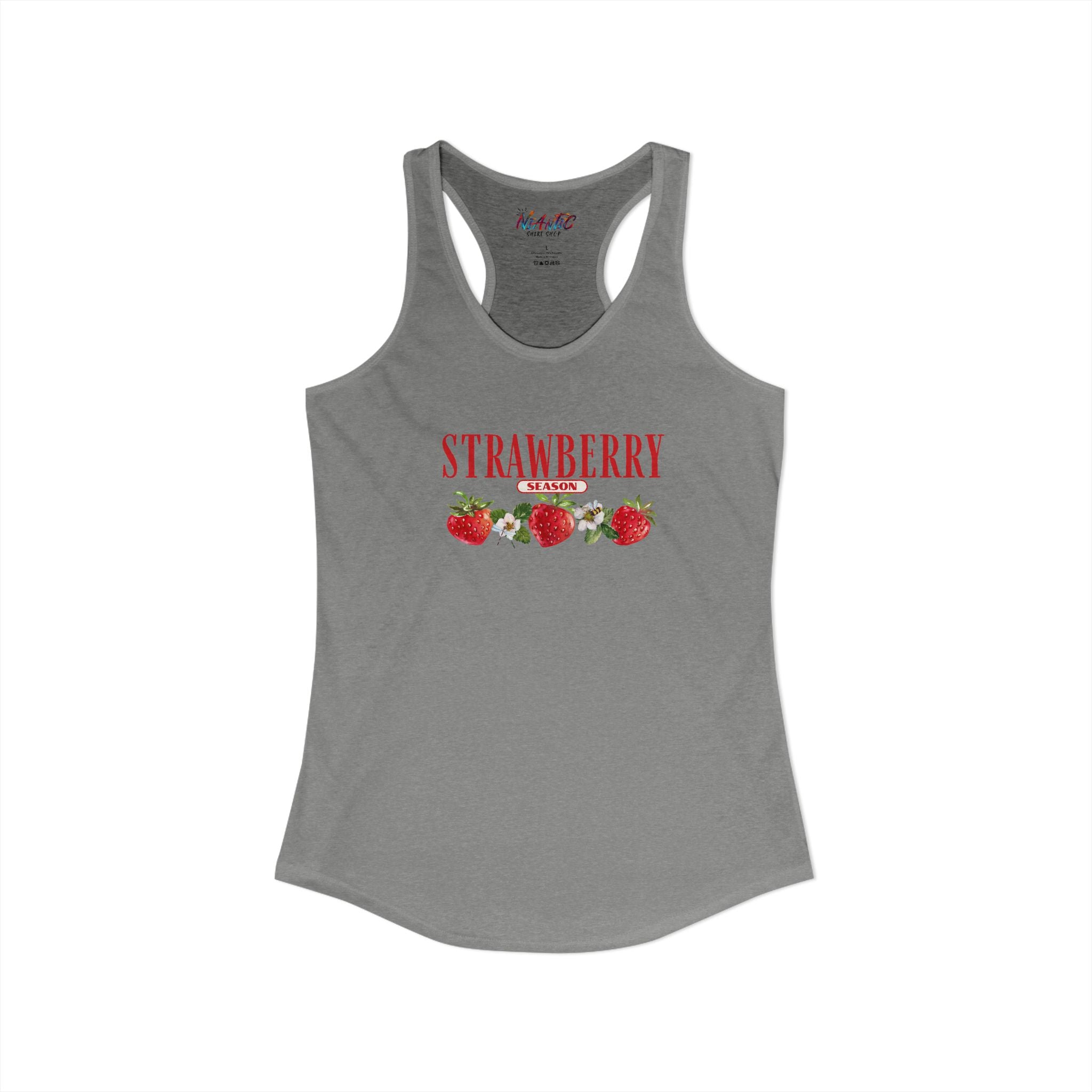 Racerback Tank Strawberry Season Summer Festival Beach Women's Ideal Tank Top