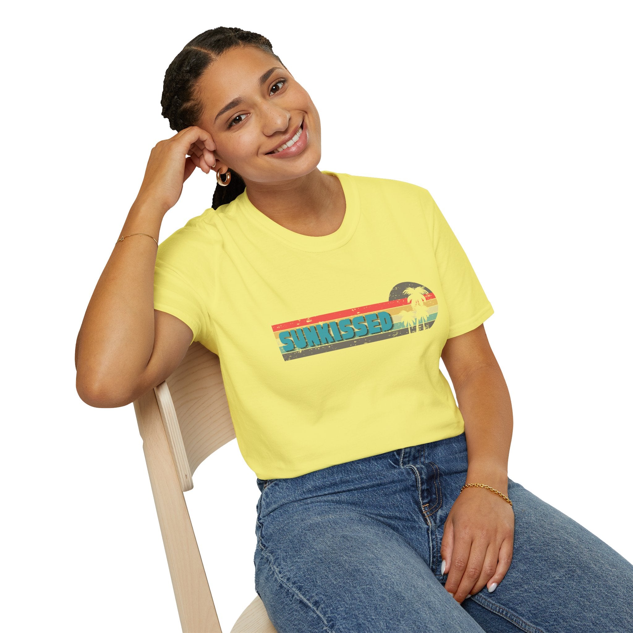 Sunkissed Retro Summer T-Shirt — Beach Vibe Vacation Tee