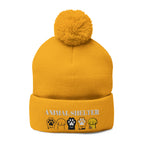 Customizable Pom-Pom Beanie