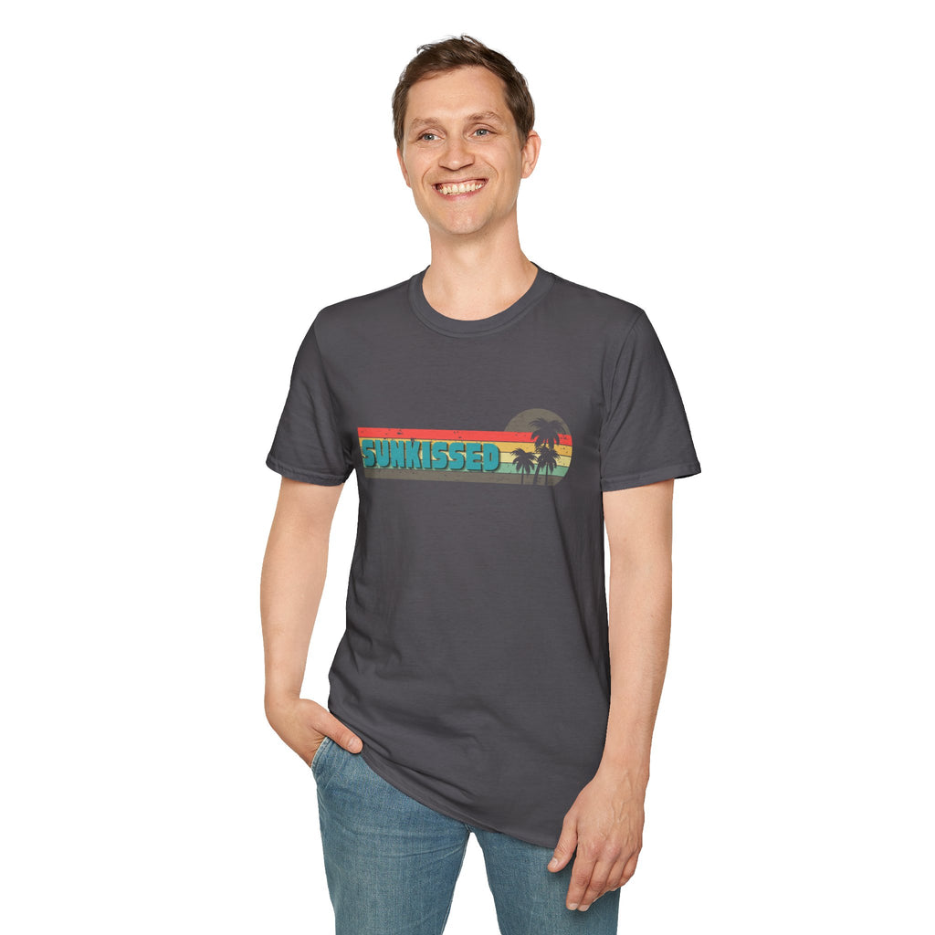 Sunkissed Retro Summer T-Shirt — Beach Vibe Vacation Tee