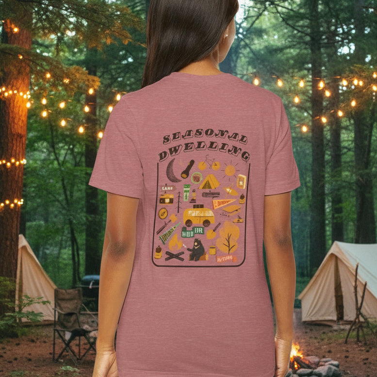 Happy Trails Camping Tee — Outdoor Adventure