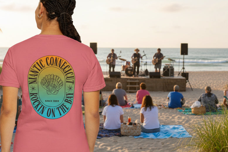 Rockin' on the Bay Beach & Music T-Shirt