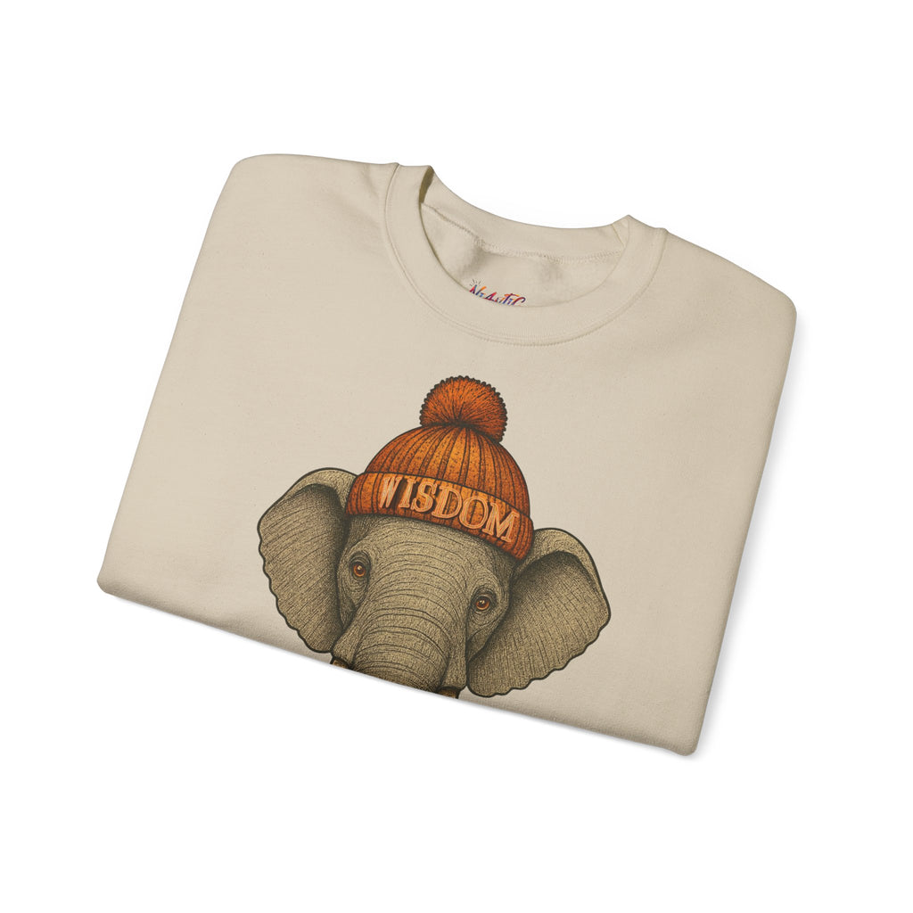 Elephant 'Wisdom' Crewneck Sweatshirt