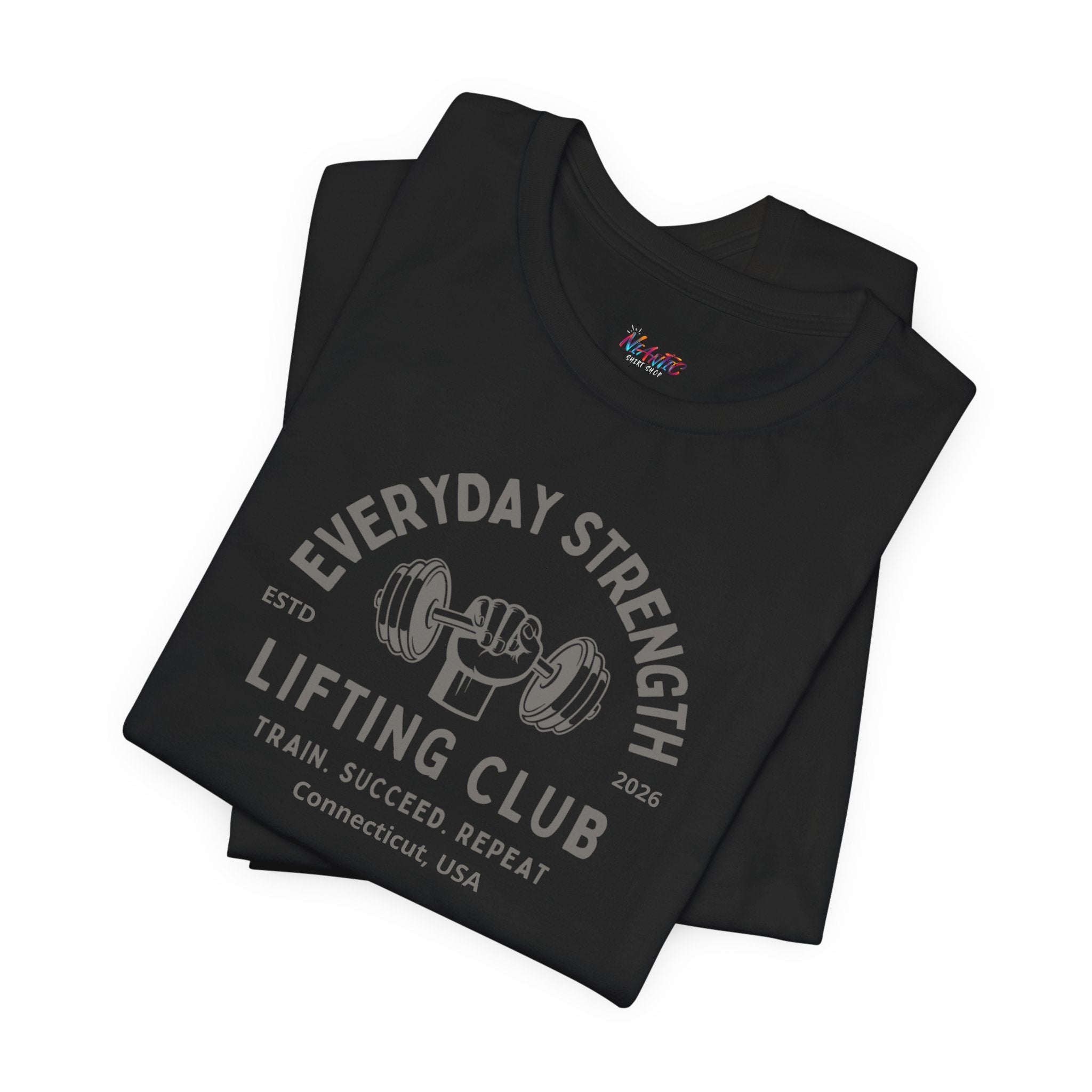 Customizable Weightlifting Gym TShirt