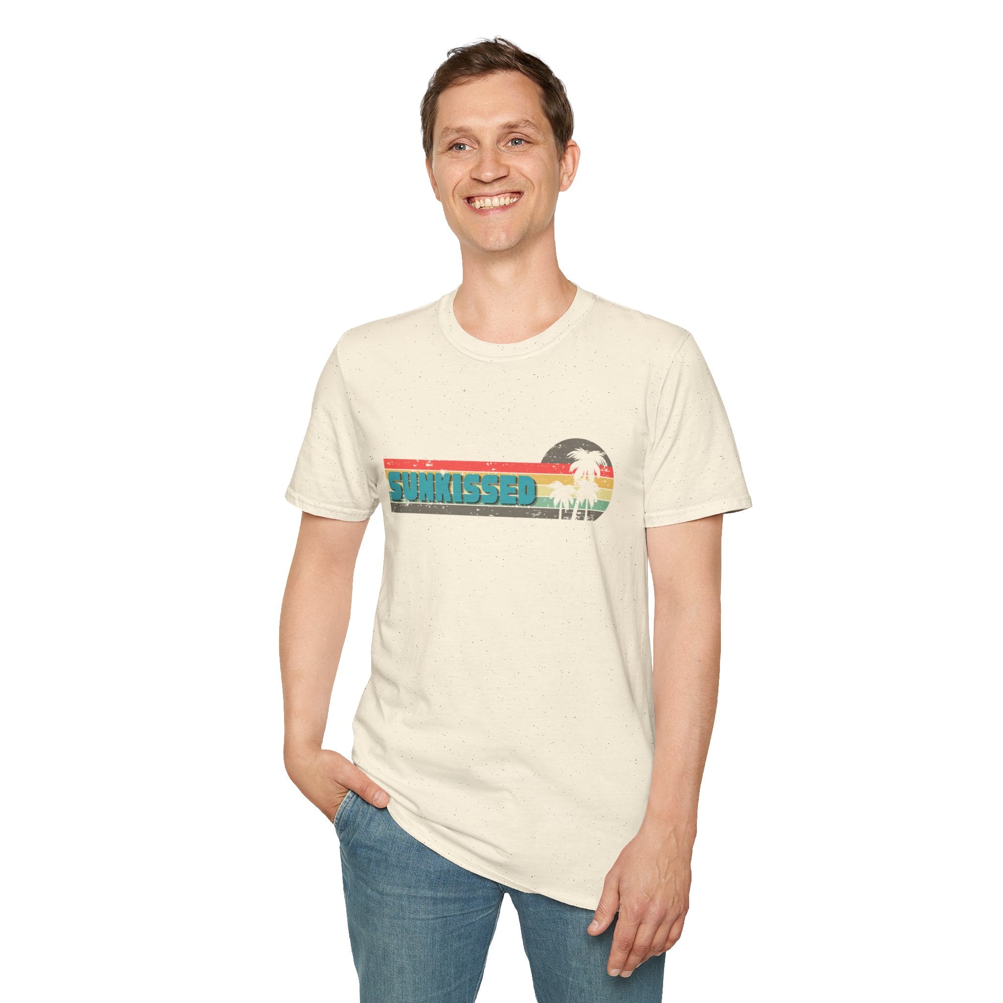 Sunkissed Retro Summer T-Shirt — Beach Vibe Vacation Tee