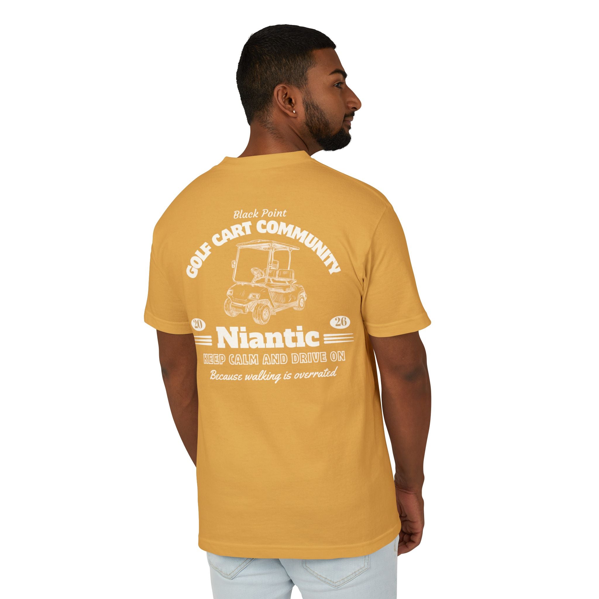 Customizable Golf Cart Community Heavy Tee