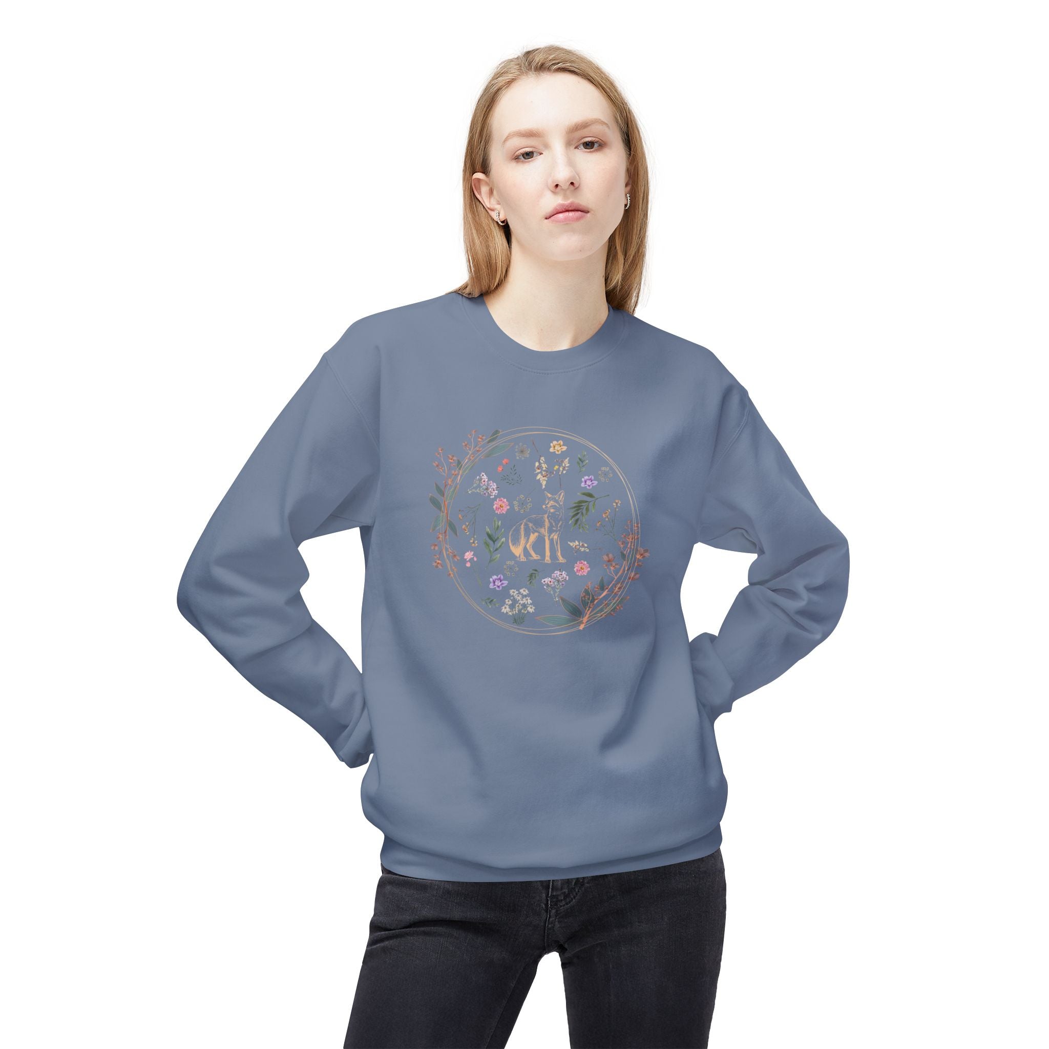 Floral Fox Inspiration Sweatshirt