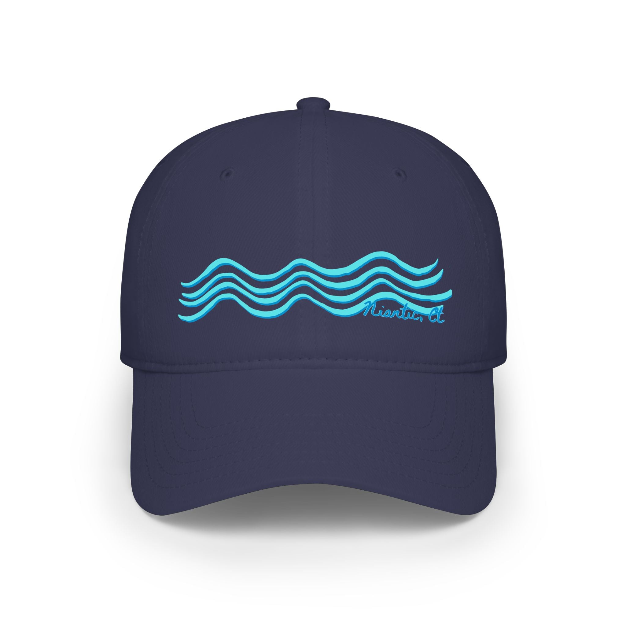 Niantic Wave Print Baseball Cap