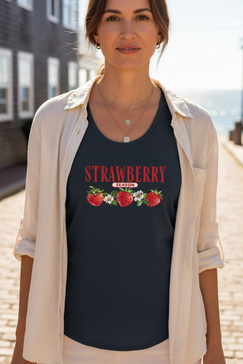 Racerback Tank - Strawberry Season